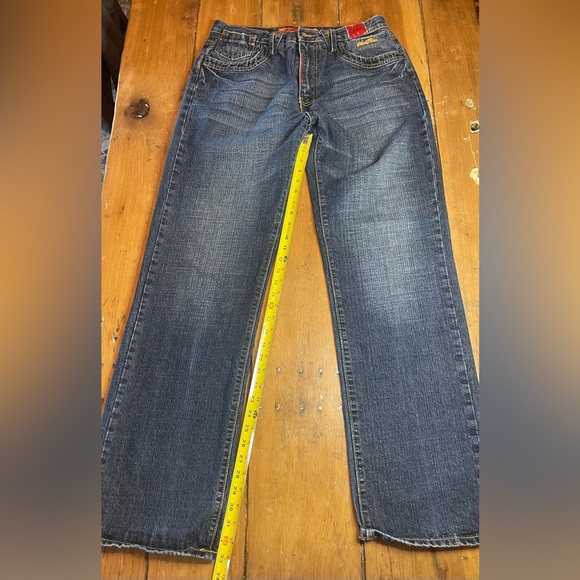 Vintage Men’s Stash House Straight Leg Embellished Blue Jeans size 34 - Picture 12 of 12